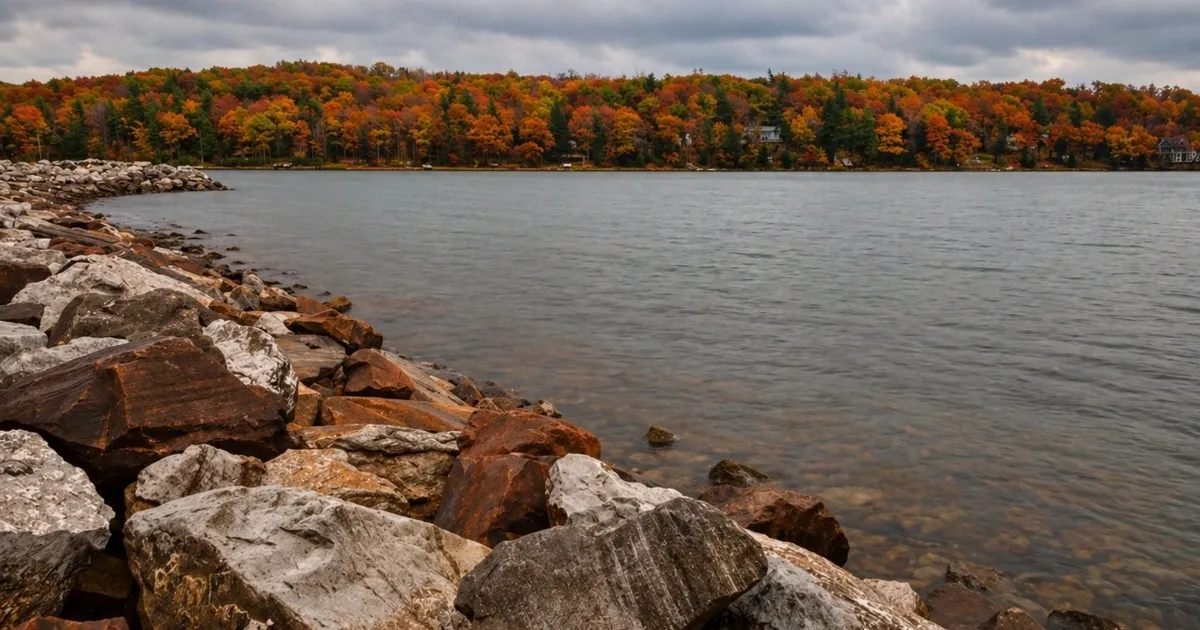Autumn scenery featured in the Deep Creek Lake travel guide
